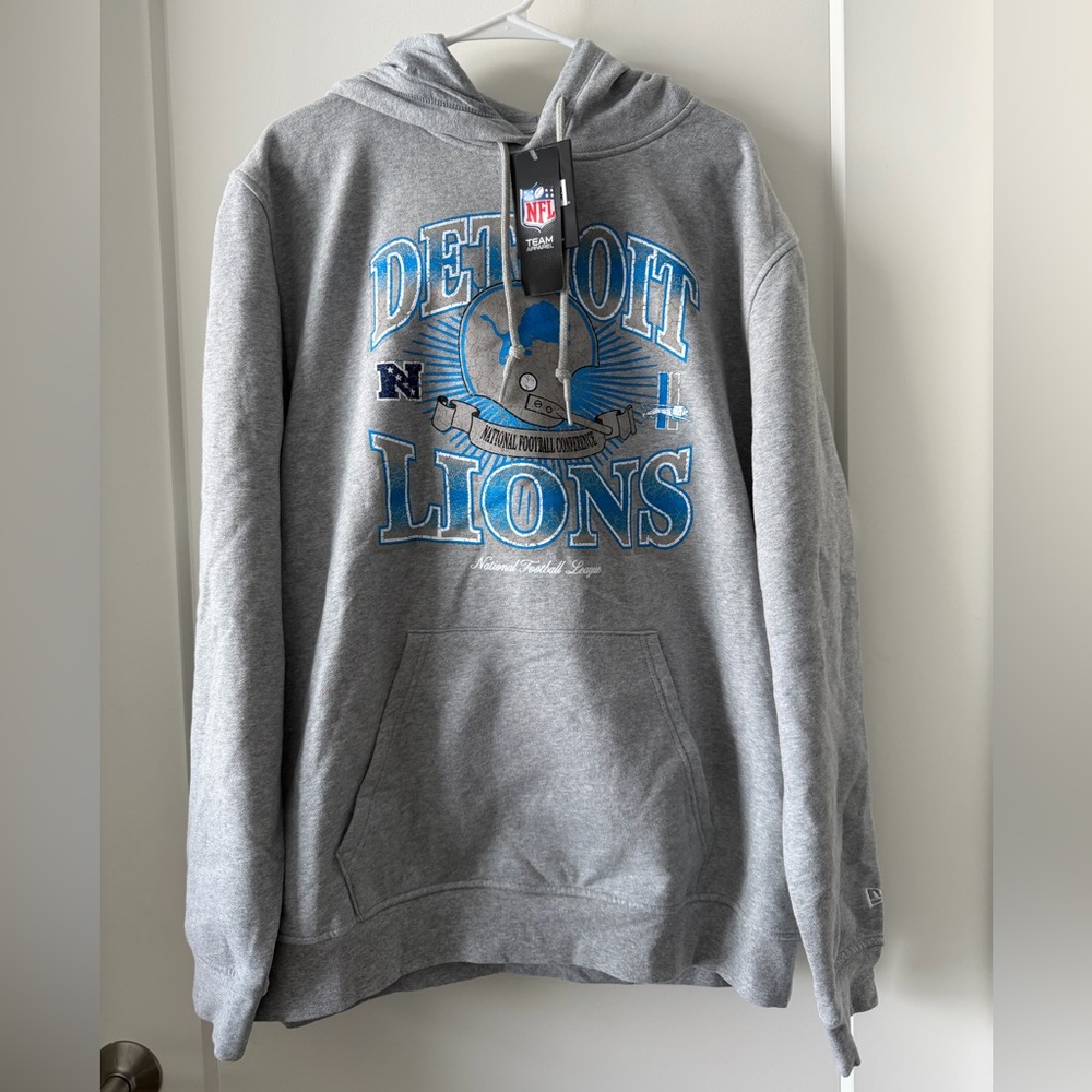 NFL Detroit Lions Gray Hoodie